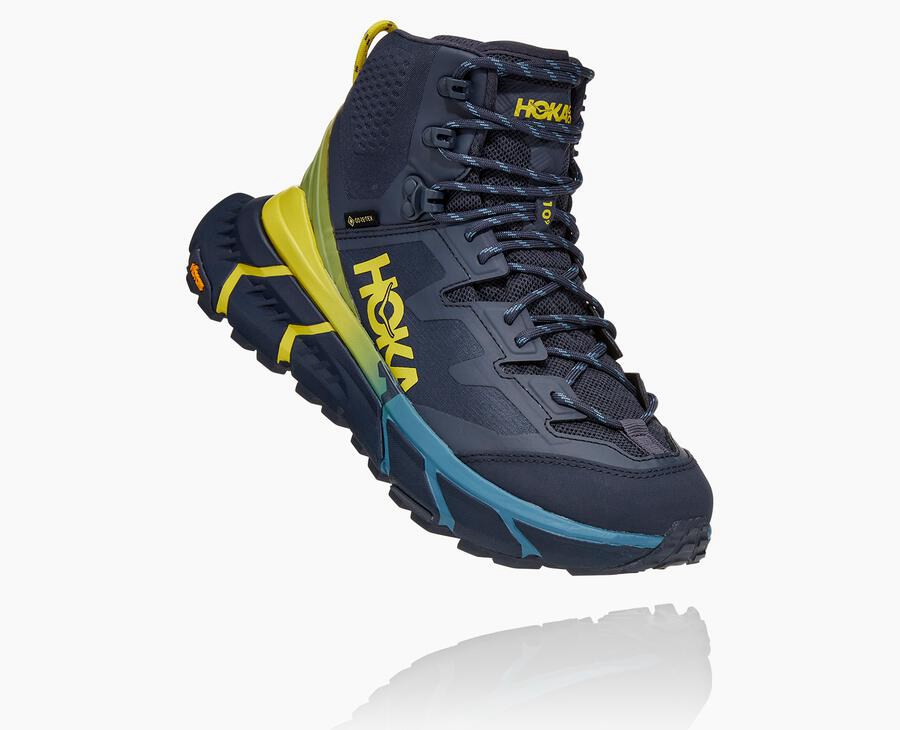 Hoka One One Yürüyüş Botları Kadın Mavi - Tennine Hike Gore-Tex - BU3864210